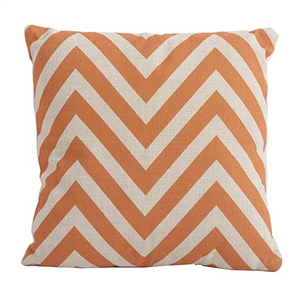 Scatter Cushion Orange Chevron